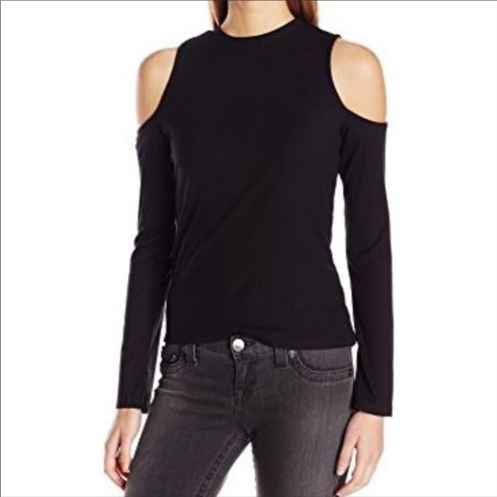 BB Dakota Black Open Shoulder Top